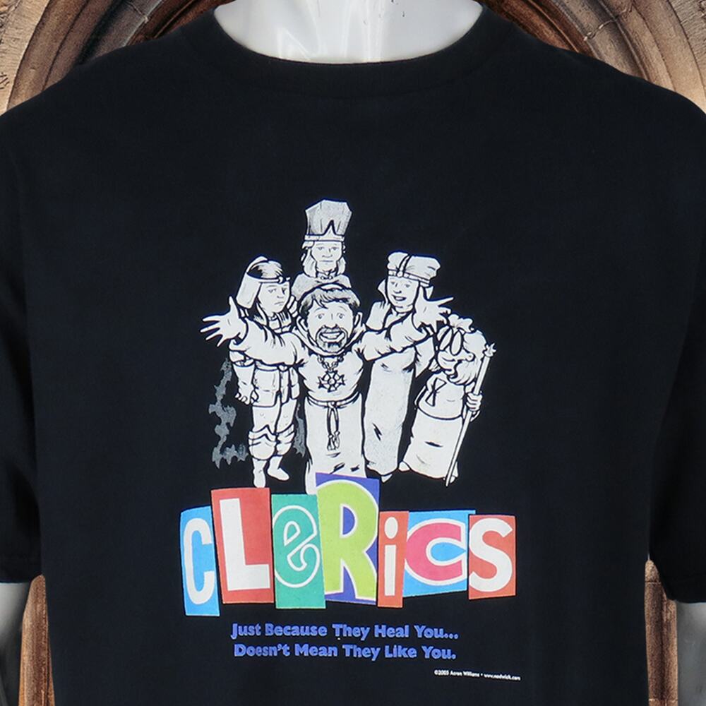 Clerics Nodwick Aaron Williams Tee T Shirt Large